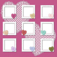 Free Valentines Day Digital Computer Scrapbook Page Downloads 6