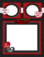 free kids valentines scrapbook papers