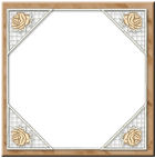 Free Digital Scrapbook Photo Frame Element Downloads: flora rosel