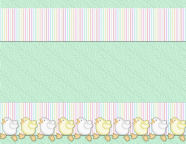 Easter Peep Fuzzy Chicks digital computer scrapbooking FREE Downloads of templates.