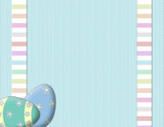 Easter Egg Digi-Scrapbook Landscape 11x8.5 Themed FREE Downloadables.