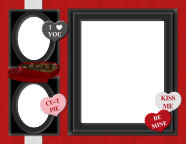 free valentines day candy scrapbook layout templates