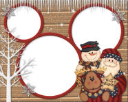 free christmas card elements embellishments photo cards