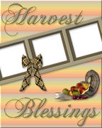 Free Thanksgiving Holiday Harvest Blessing Photo Greeting Cards