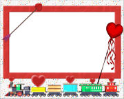 free valentines train photo cards school parties